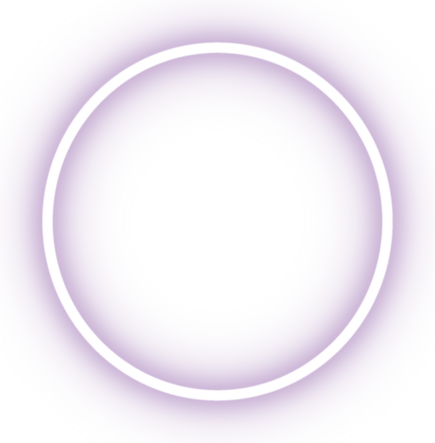 Purple Neon Circle Illusion